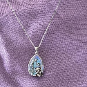 STERLING SILVER Panda Pendant Necklace